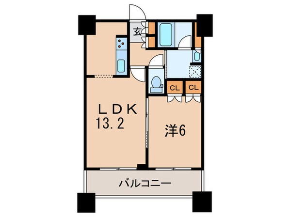 アウルタワー(2502)の物件間取画像